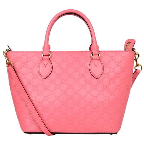 gucci pink tote bag|gucci tote with zipper.